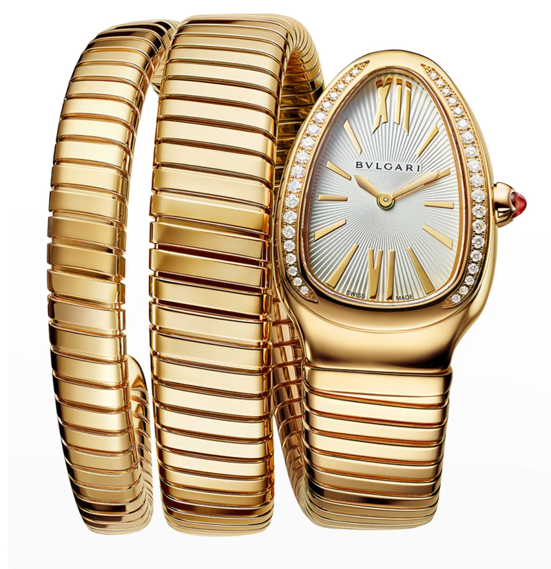 BVLGARI - Serpenti Yellow Gold Diamond 2-Twirl Watch