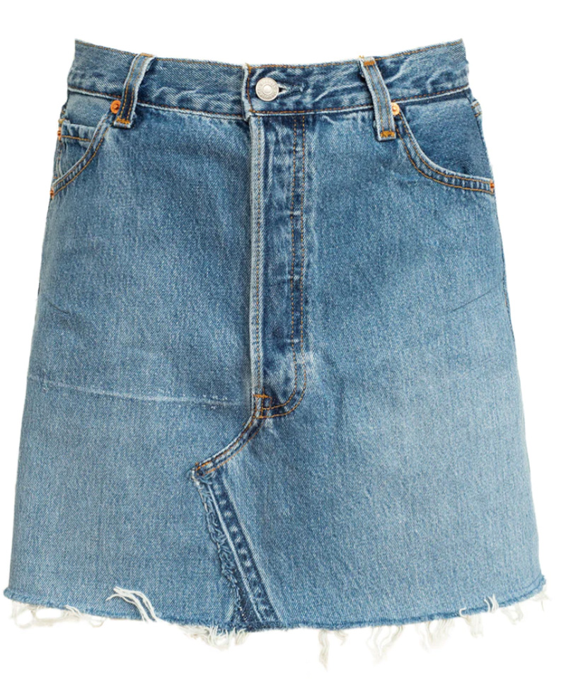 RE/DONE - 90s Denim Mini Skirt