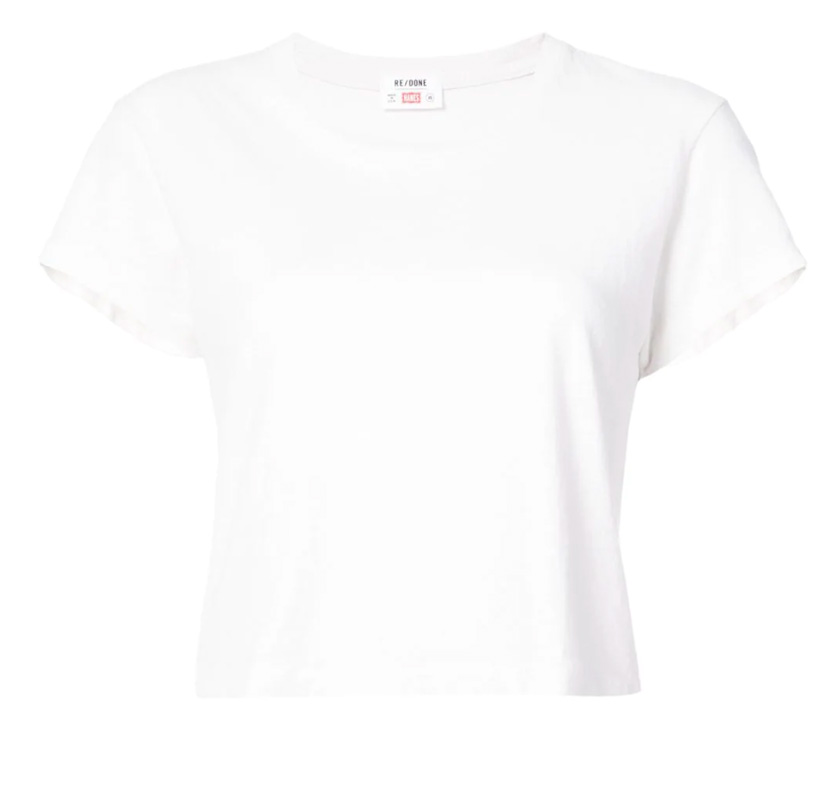 RE/DONE - 90s Cropped Easy Tee