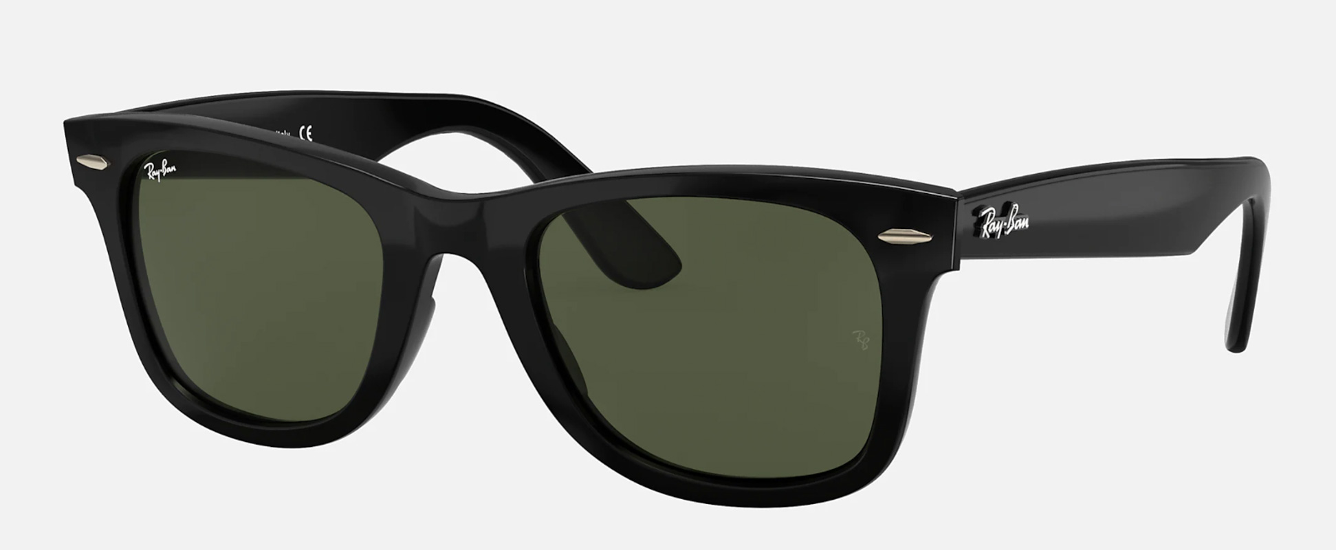 Ray-Ban - Original Wayfarer Classic in Black / Green Classic G-15