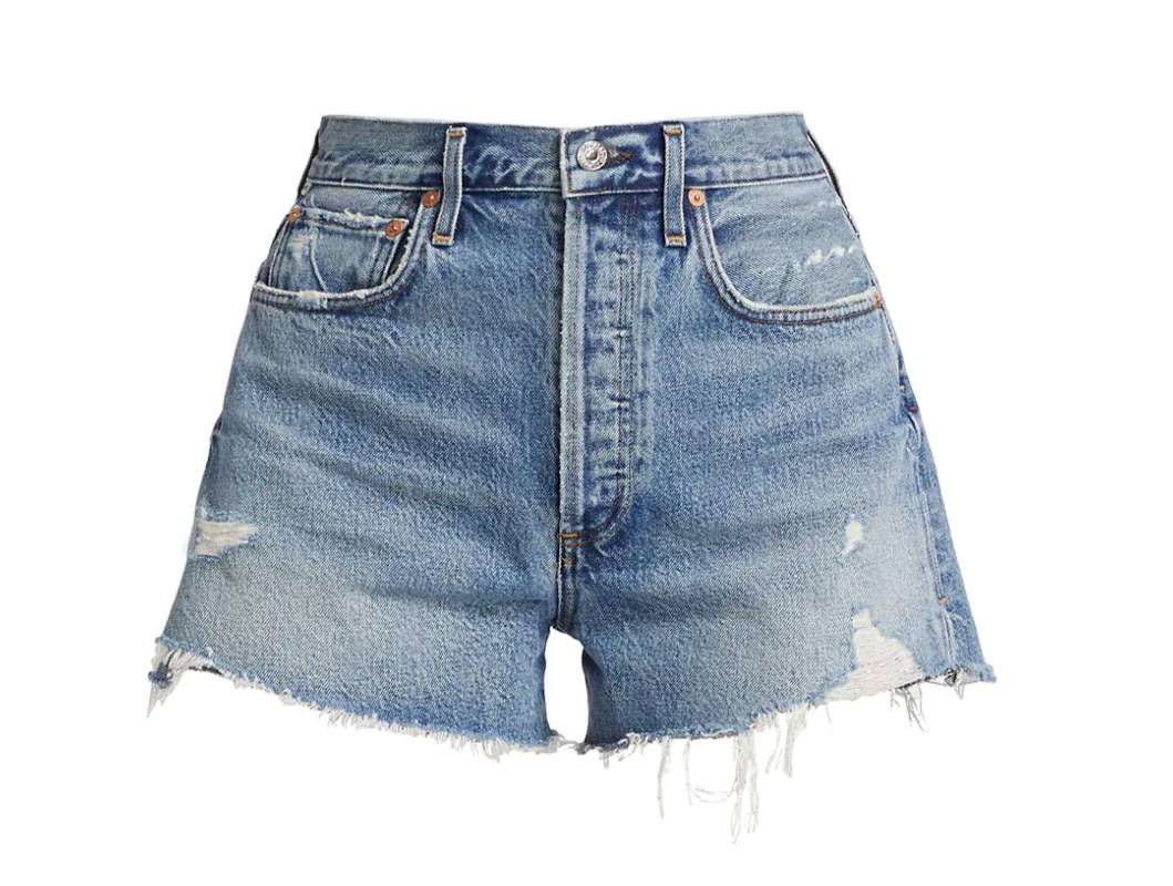 Citizens of Humanity - Marlowe Vintage Denim Shorts in Cape Cod, on Saks Fifth Avenue